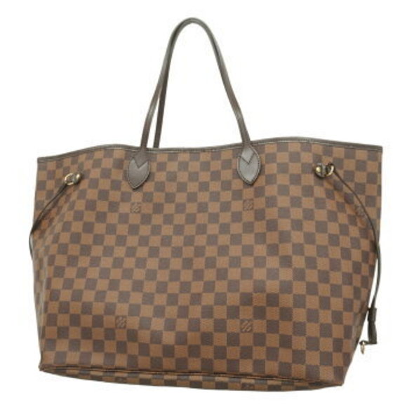 Louis Vuitton Damier Neverfull GM Ebene Brown Tote Bag - Picture 1 of 9